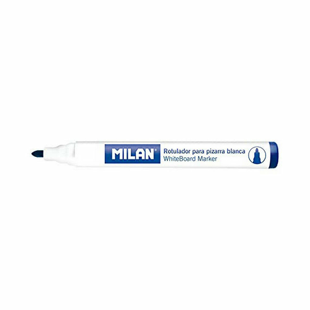 Фетр Milan Белая доска 12 штук Синий PVC-2