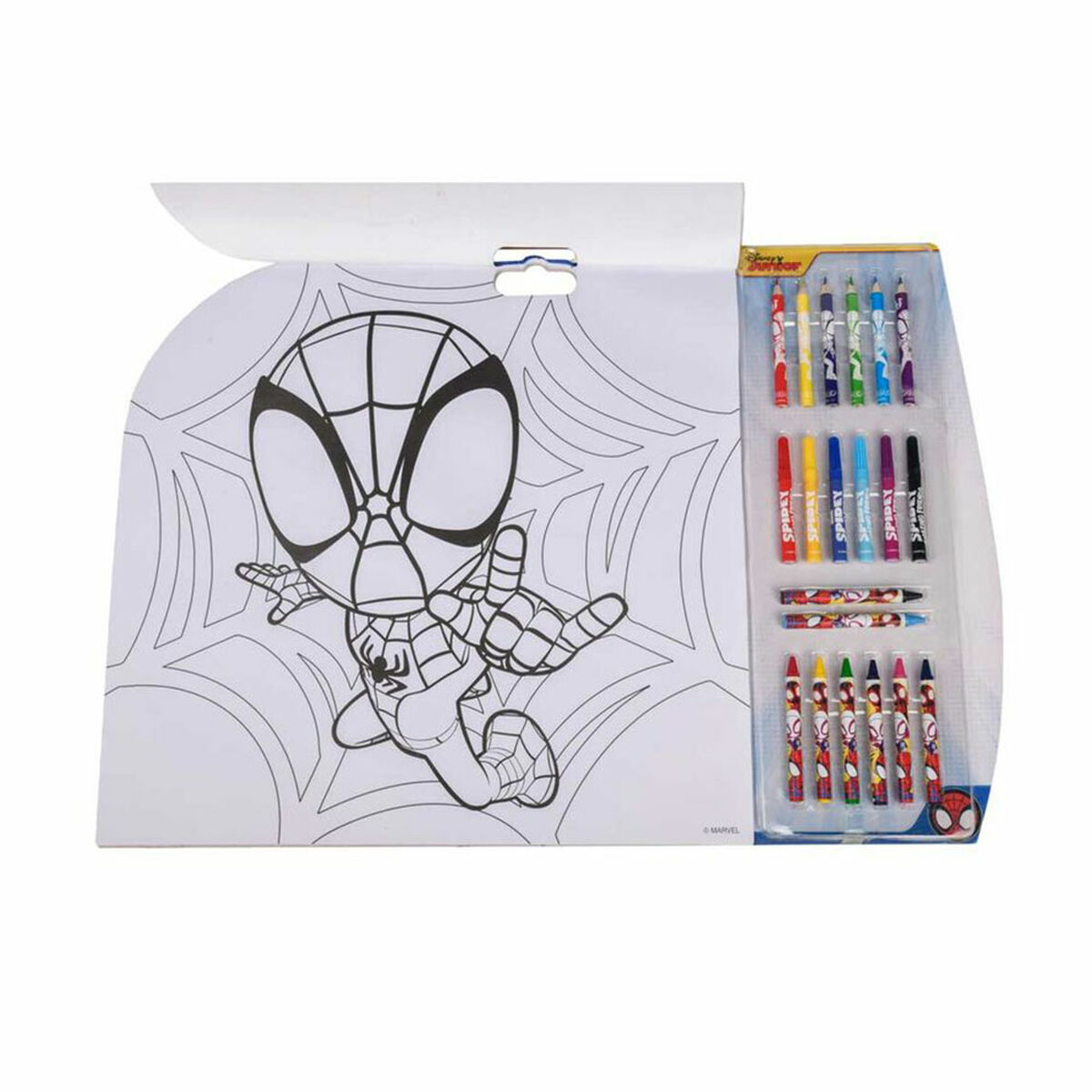Spidey 5-in-1 Page Coloring Action Box-3