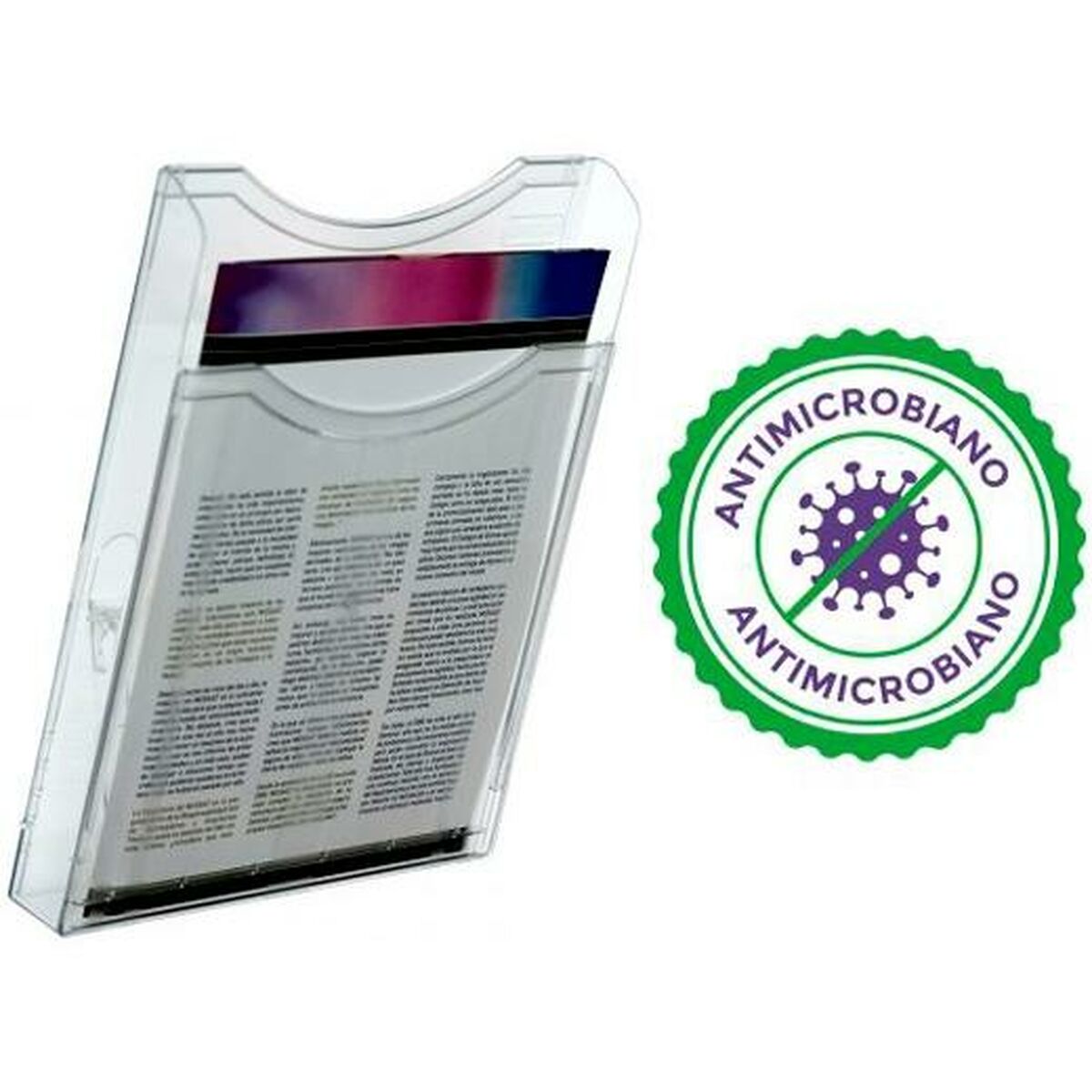 Counter Archivo 2000 Steritouch wall Transparent A4 polystyrene-2
