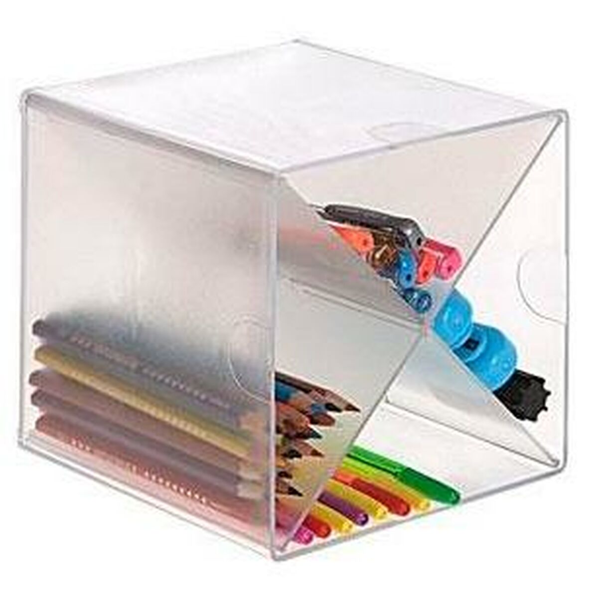 Archivo 2000 Universal Organizer Transparent 15 x 15 x 15 cm-2