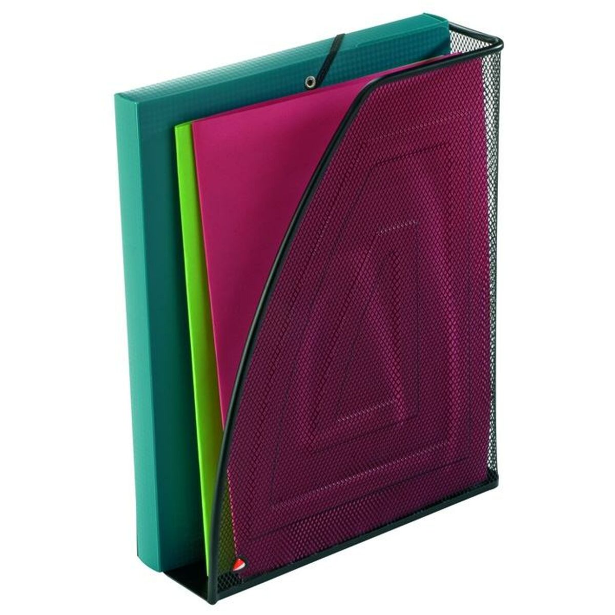 Archivo 2000 Alba magazine shelf grill Black Din A4 25.5 x 8.5 x 32.5 cm-2