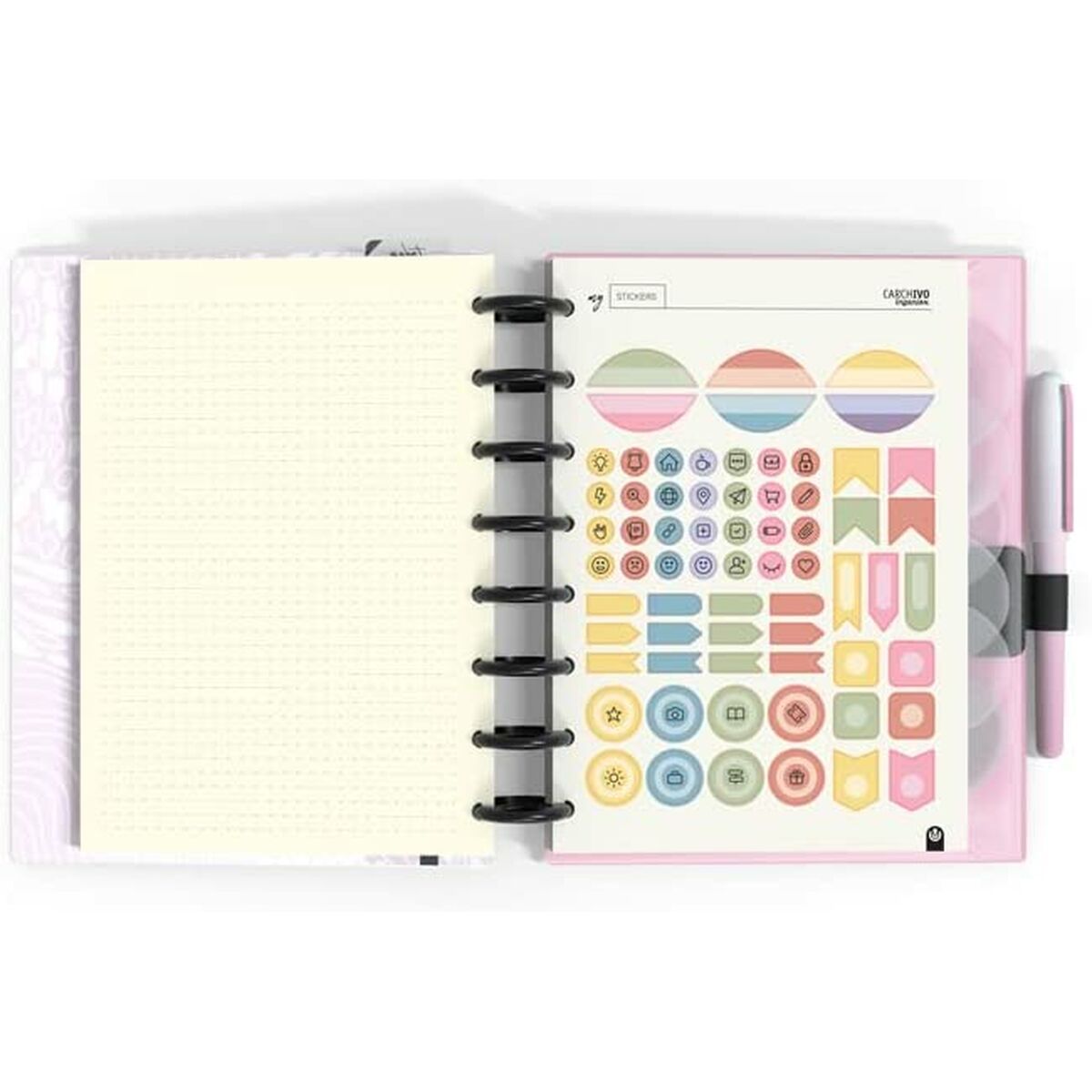Расписание Carchivo My Planner Ingeniox Розовый A5-7