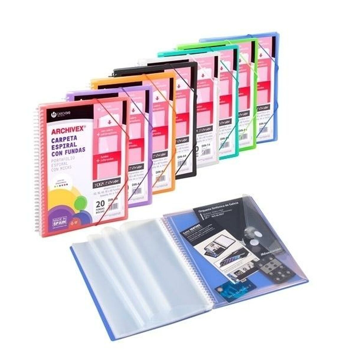 Classifier folder Carchivo Archivex-Star Transparent A4-2