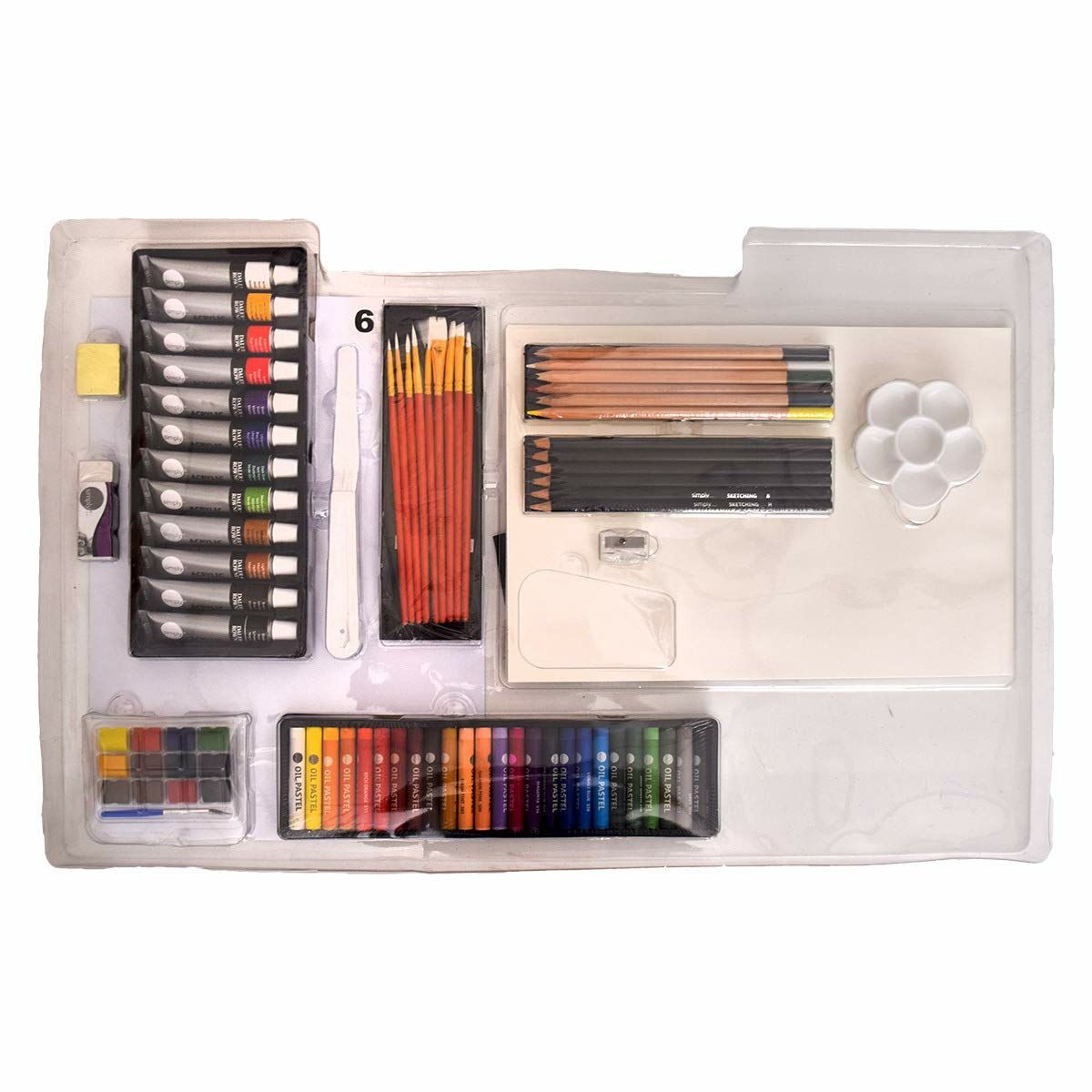 Набор красок Daler Rowney Art Easel Studio 163 Предметы-3