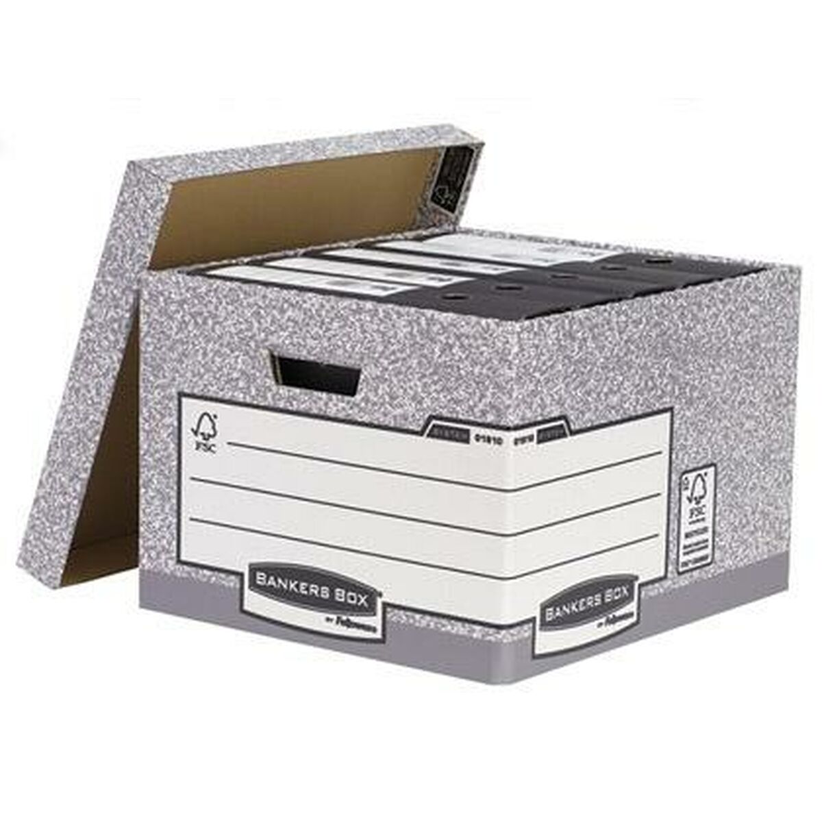 Caja de archivos Fellowes Bankers Box Gris Din A4 29,4 x 38,7 x 44,5 cm