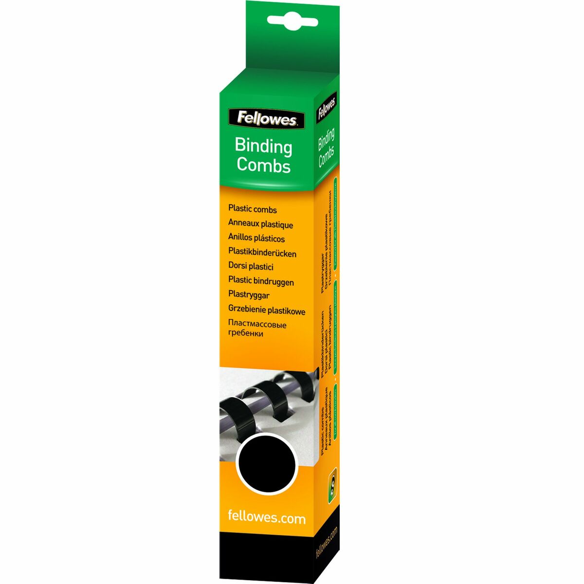 Спирали для привязки Fellowes 5346907 100 штук Чёрный PVC Ø 14 mm-3