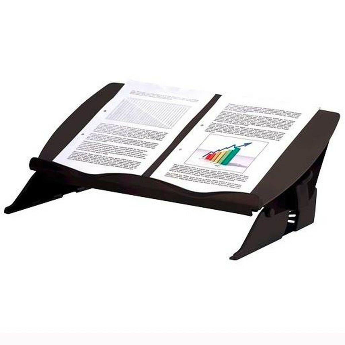 Пюпитр Fellowes Easy Glide Подставка Многофункциональный Чёрный Серый 22,6 x 57,5 x 38 cm-4