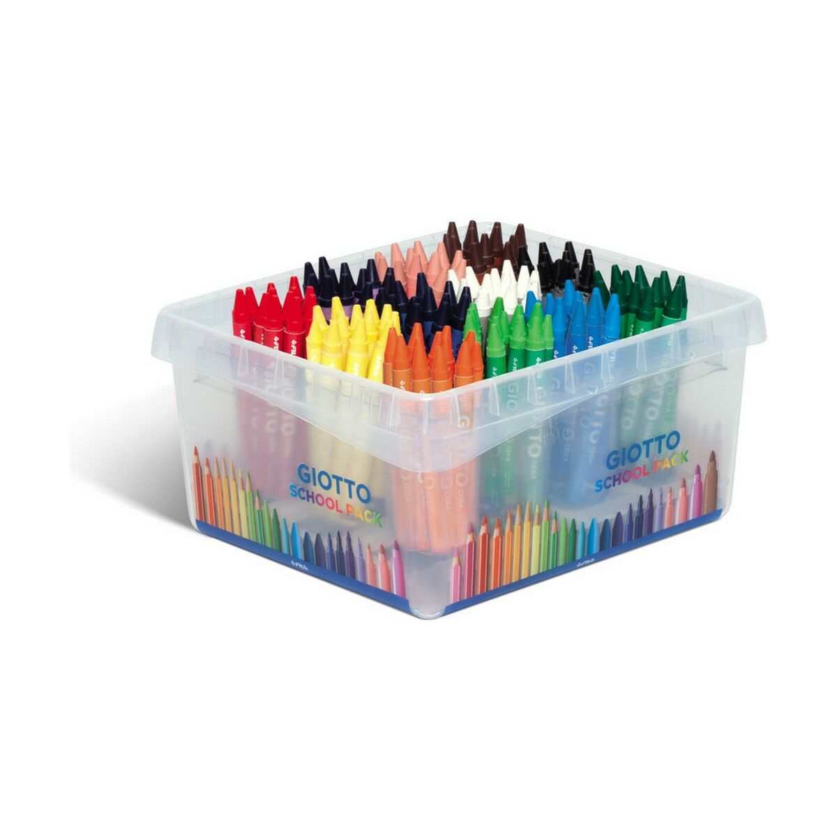 Цветные полужирные карандаши Giotto Schoolpack 144 штук Коробка Разноцветный-2