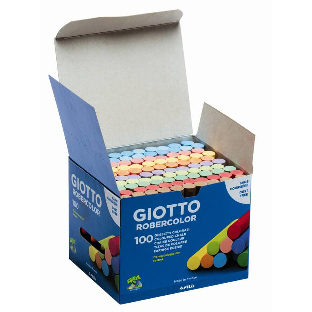 Мелка Giotto Robercolor Разноцветный (100 Предметы) Против пыли 100 Предметы-2