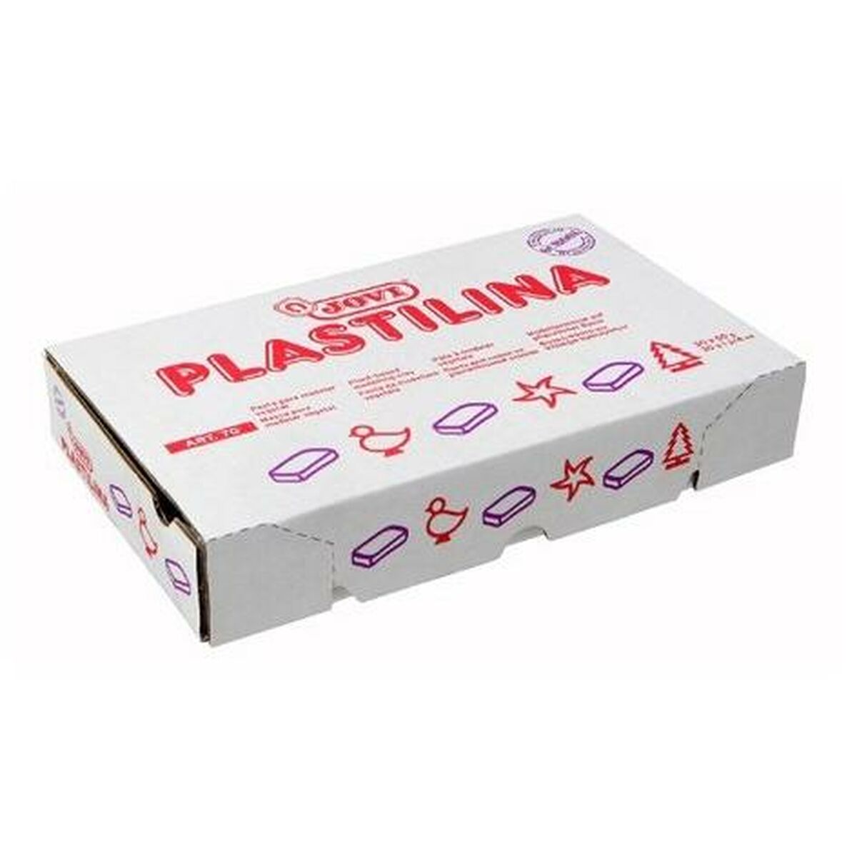 Пластилин для моделирования Jovi Чёрный 50 g (30 Предметы)-2