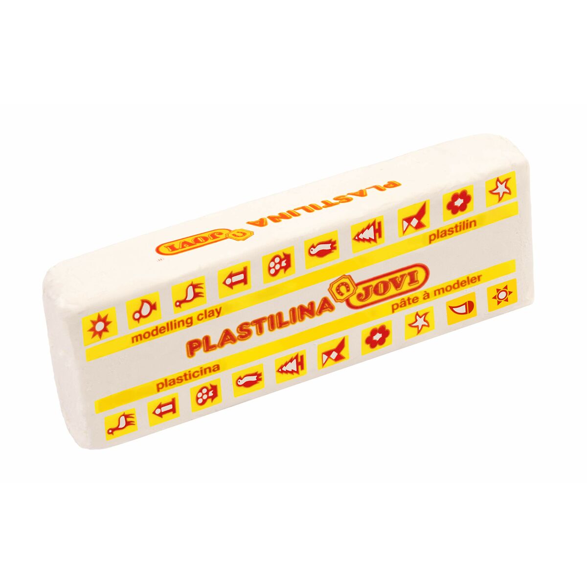 Слитки пластилина для моделирования Jovi School 150 g Белый (15 Предметы)-3