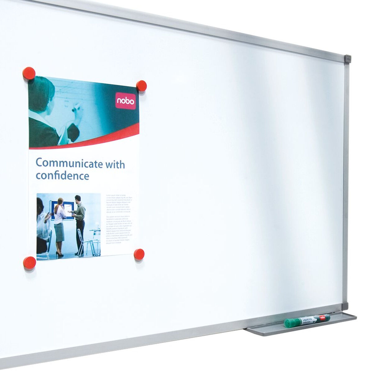 Магнитная доска Nobo Basic 60 x 45 cm Белый Алюминий-2
