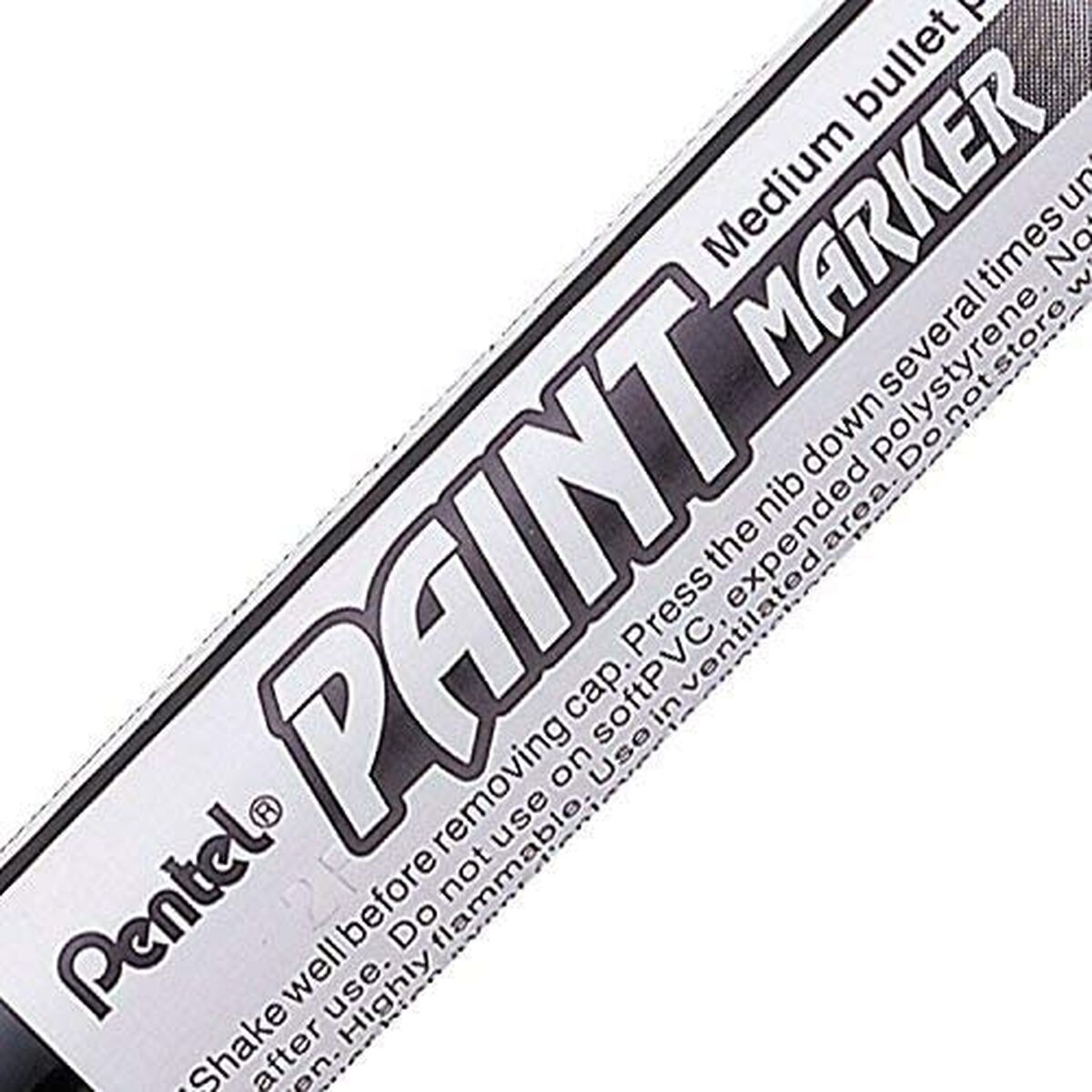 Постоянный маркер Pentel Paint Marker Белый 12 Предметы-2