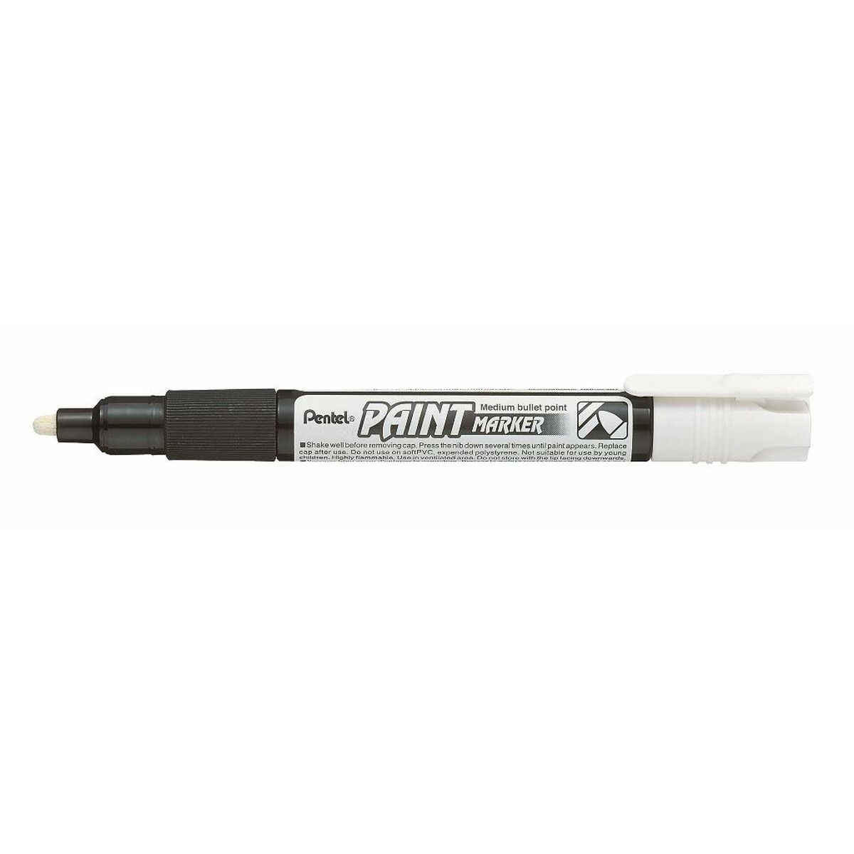 Постоянный маркер Pentel Paint Marker Белый 12 Предметы-3