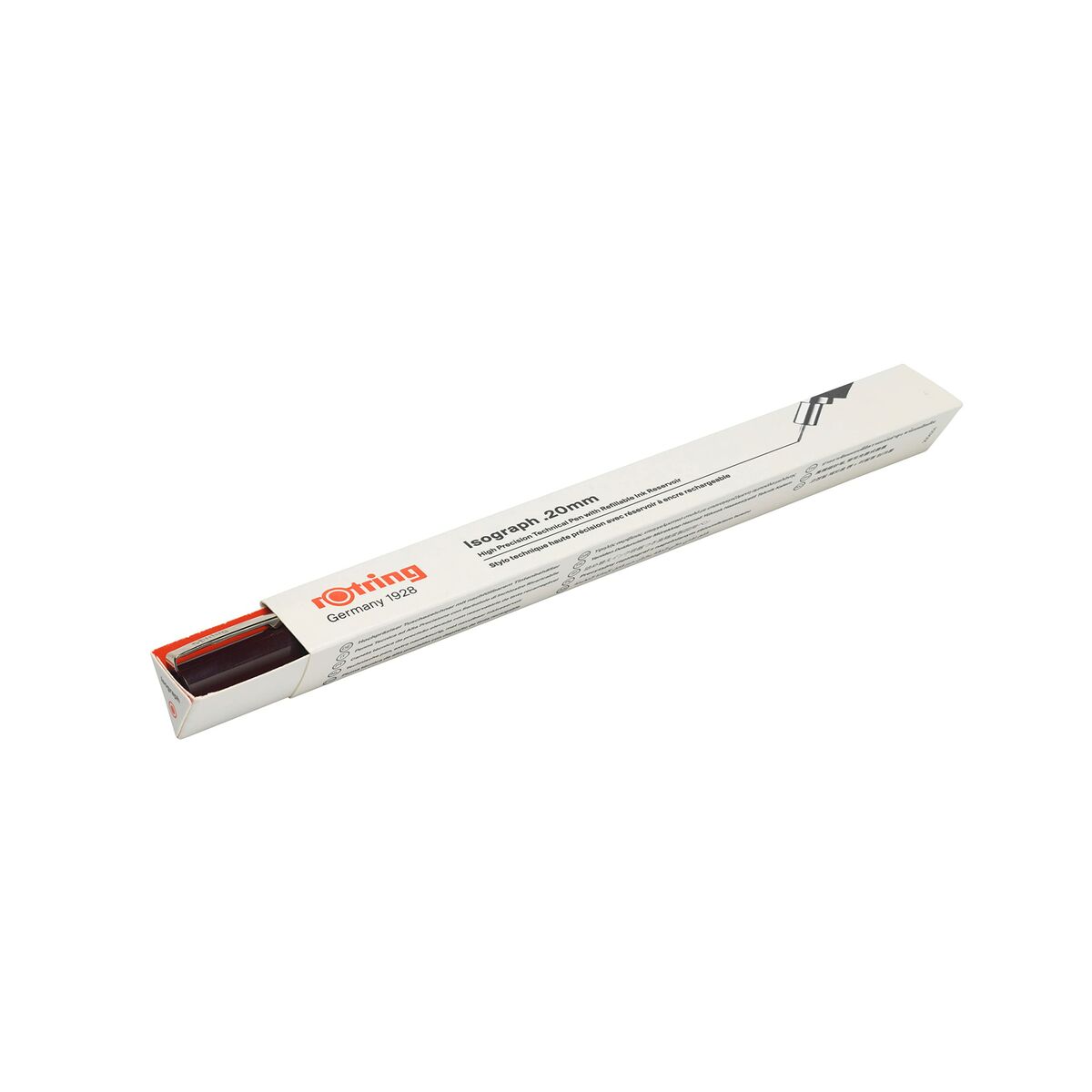 Ручка с жидкими чернилами Rotring Isograph Чёрный 0,2 mm-2