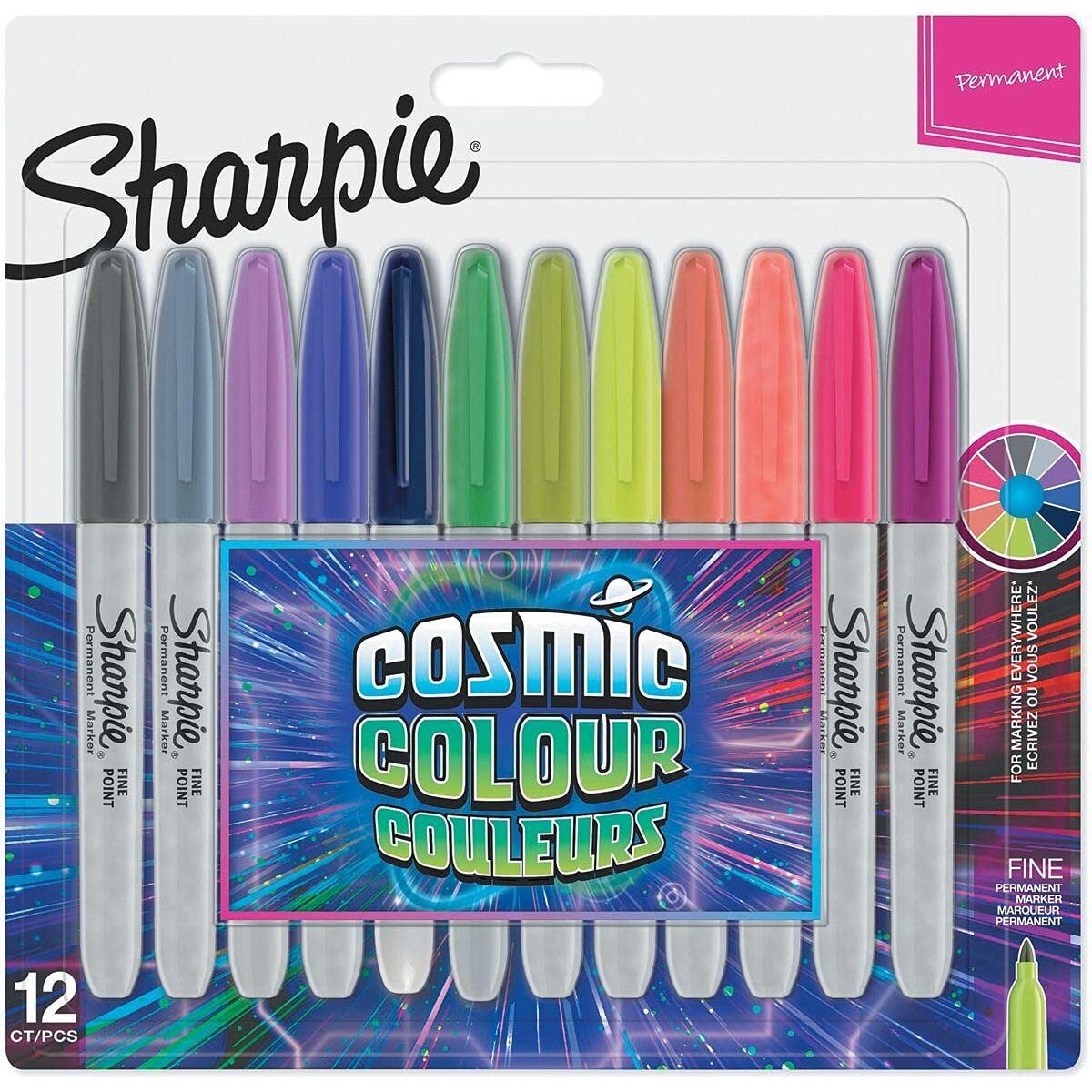 Набор маркеров Sharpie Cosmic Разноцветный 12 Предметы-2