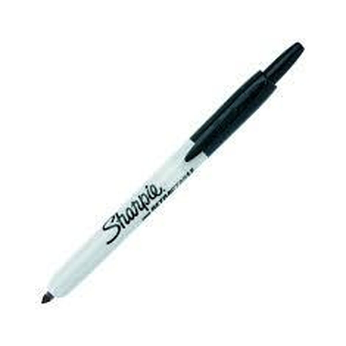 Постоянный маркер Sharpie Fine Штабелёр Чёрный 12 штук-3