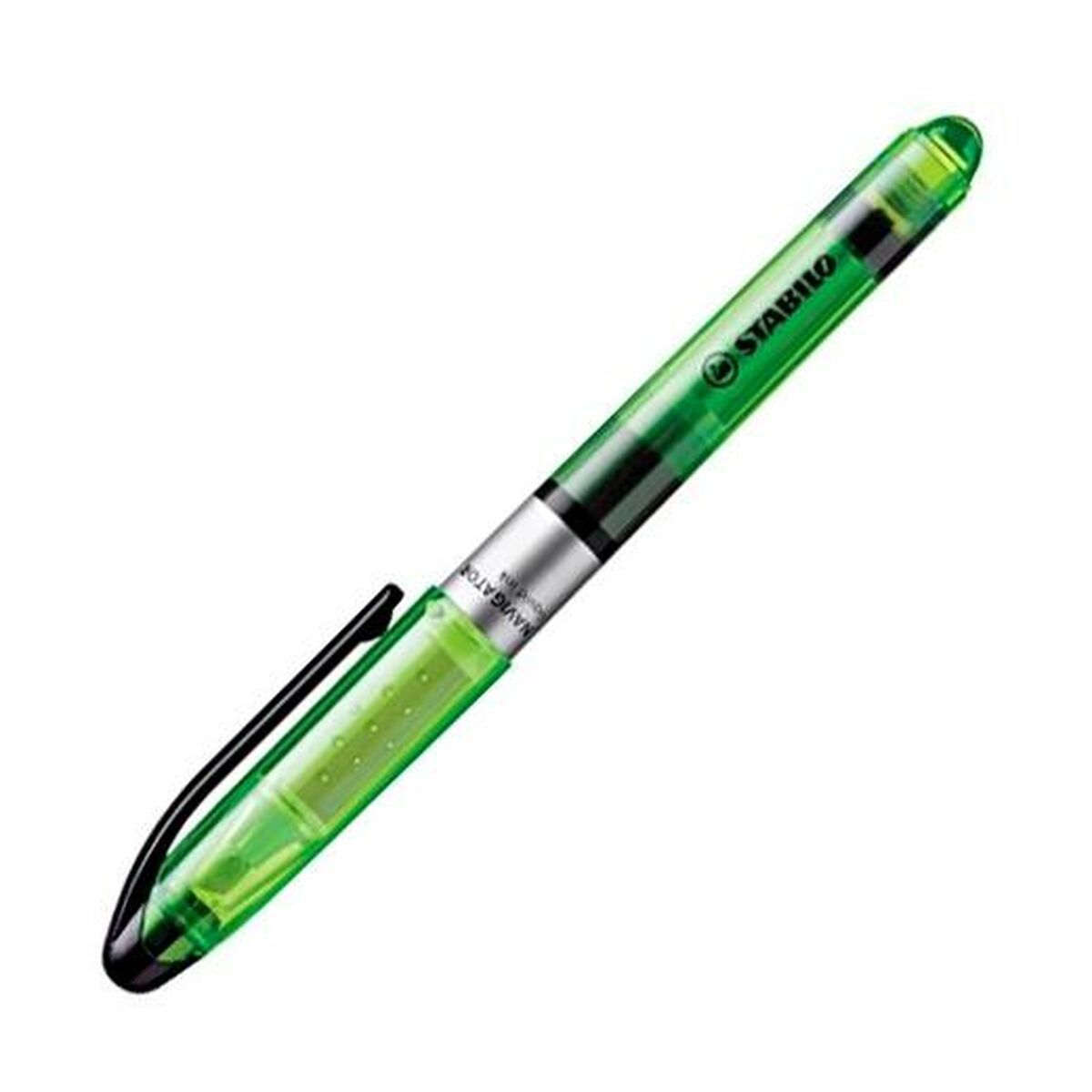 Флуоресцентный маркер Stabilo Navigator Зеленый 10 Предметы (1 штук)-3