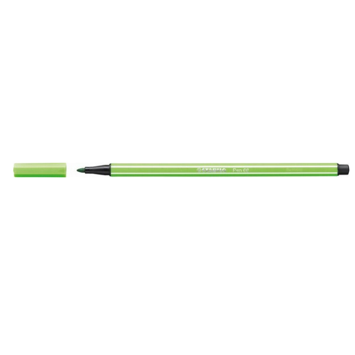 Stabilo Pen 68 Green Felt (10 Items)-2