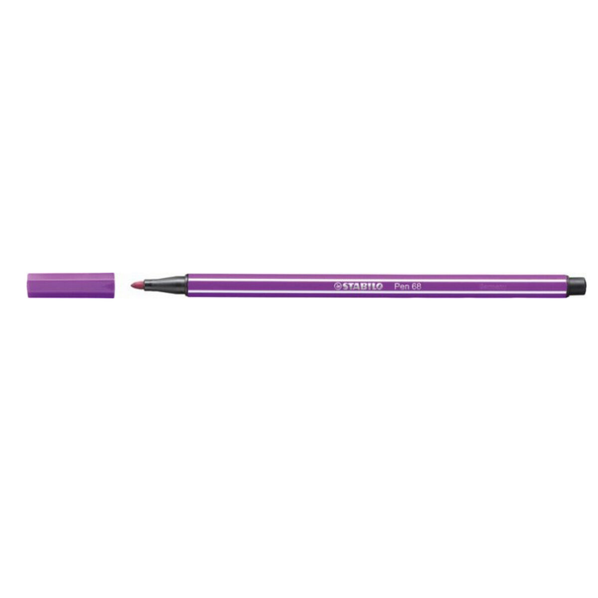 Фетр Stabilo Pen 68 Лиловый (10 Предметы)-2