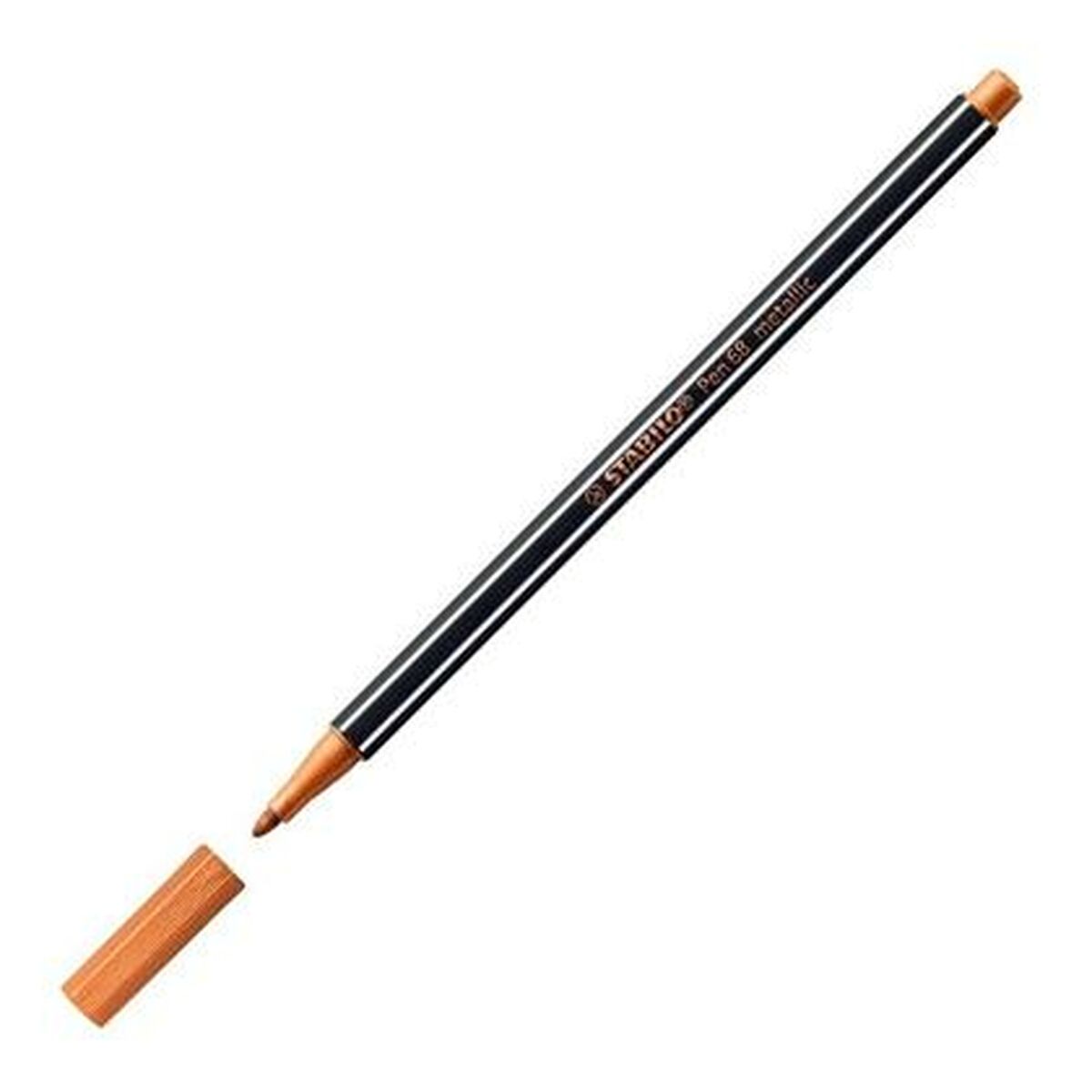 Фетр Stabilo Pen 68 metallic Медь (10 Предметы)-2