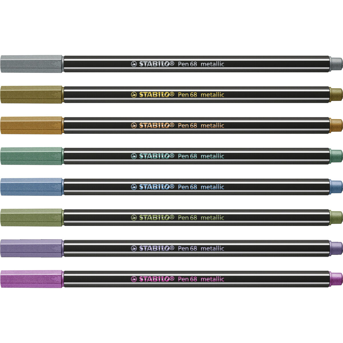 Набор маркеров Stabilo Pen 68 metallic 8 Предметы Разноцветный-2