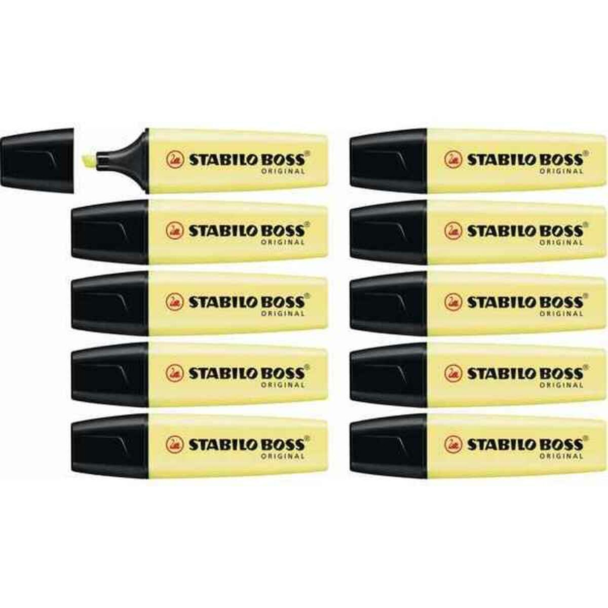 Marcatore fluorescente Stabilo Boss Originale Giallo 10 Oggetti (1 pezzo) (10 uds)