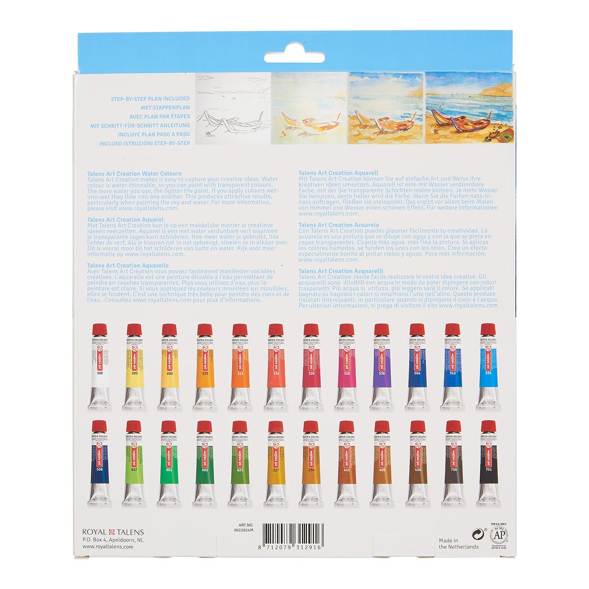 Акварельные краски Talens Art Creation 24 Предметы Разноцветный 12 ml (24 штук)-2