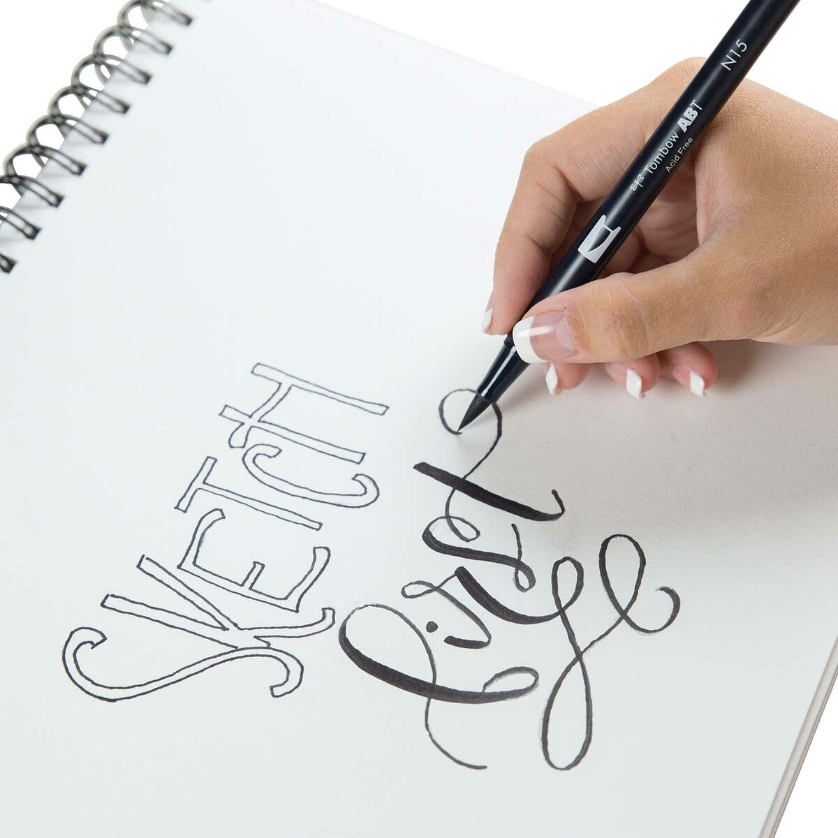 Набор для каллиграфии Tombow Beginner Lettering 6 Предметы Разноцветный-3