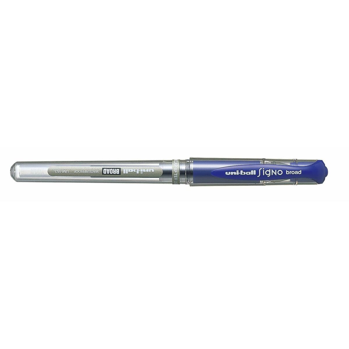 Ручка с жидкими чернилами Uni-Ball Signo Broad UM-153 W Синий 0,6 mm (12 Предметы)-3
