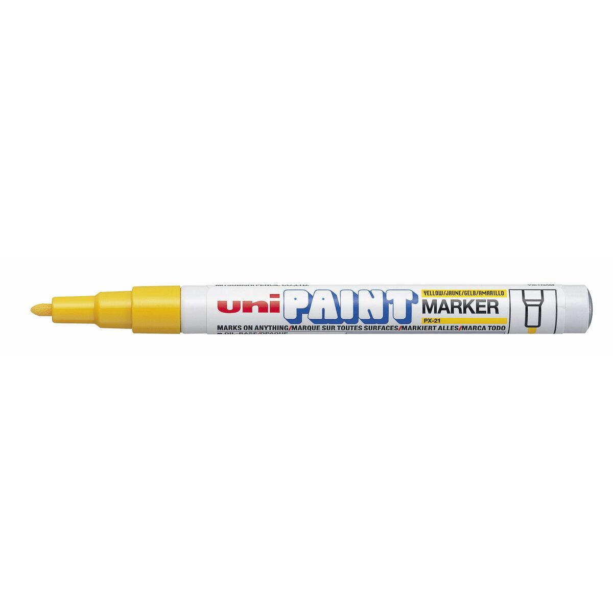 Uni-Ball Paint Permanent Marker PX-21L Yellow 12 Items-2