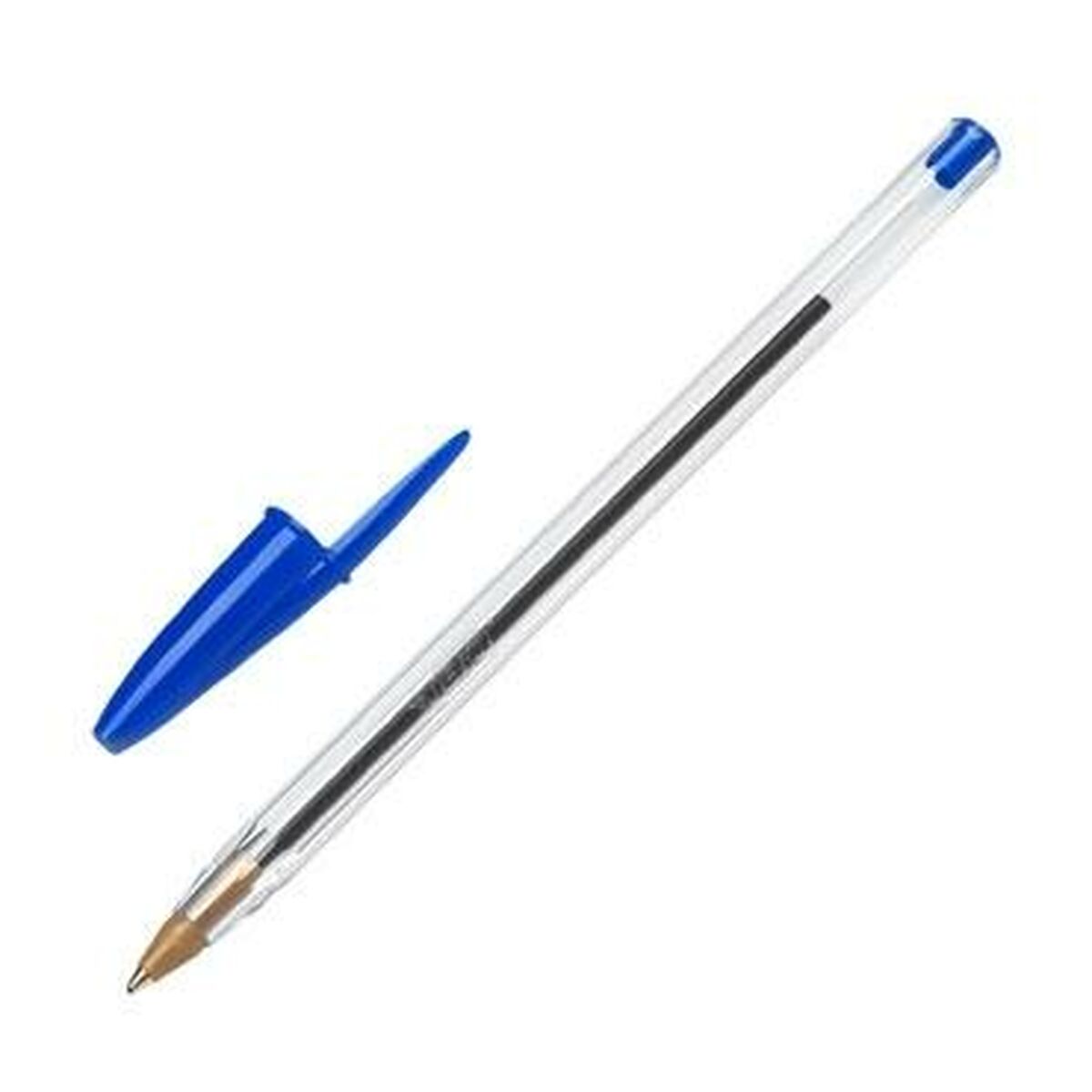 Ручка Bic Cristal оригинал Синий 0,32 mm (50 штук)-2
