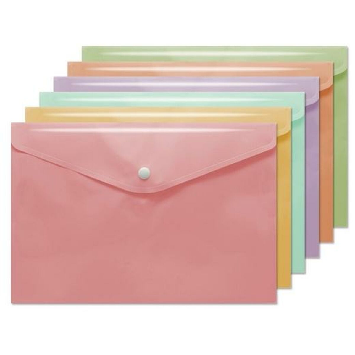 Конверты Bismark Портфель Пирог A4 полипропилен 32,5 x 23 cm (50 штук)-3