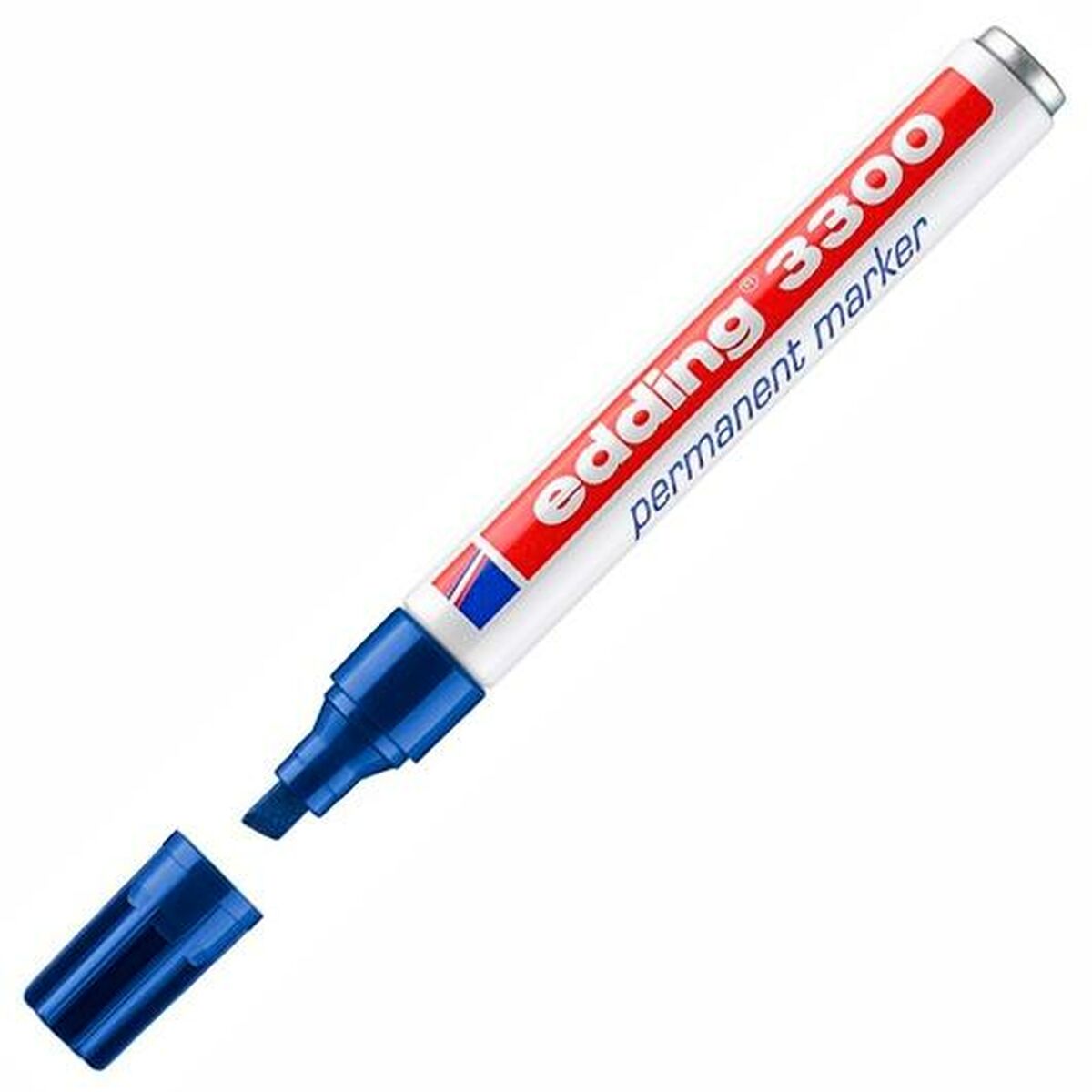 Permanent Marker Edding 3300 Blue 10 Items (10 pieces)-2