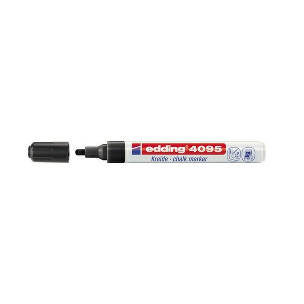 Liquid markers Edding 4095 Black (10 pieces)-4