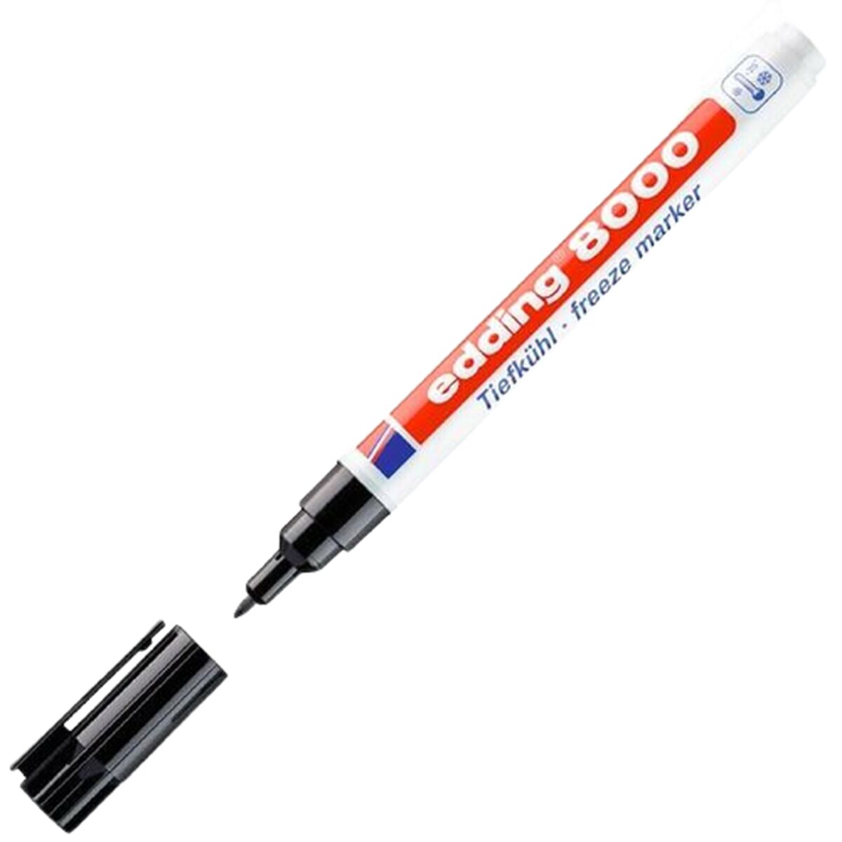Permanent marker Edding 8000 Black (10 pieces)-2