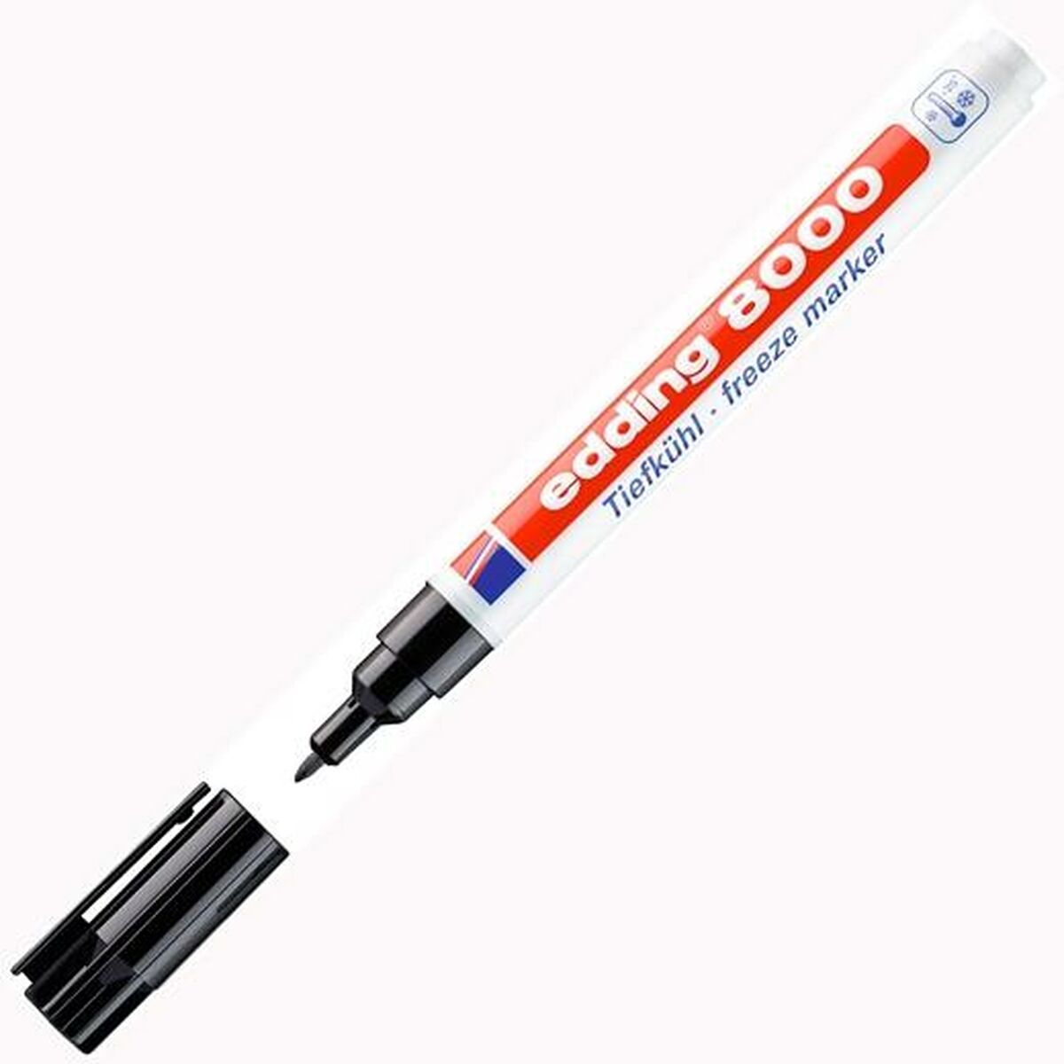 Permanent marker Edding 8000 Black (10 pieces)-3