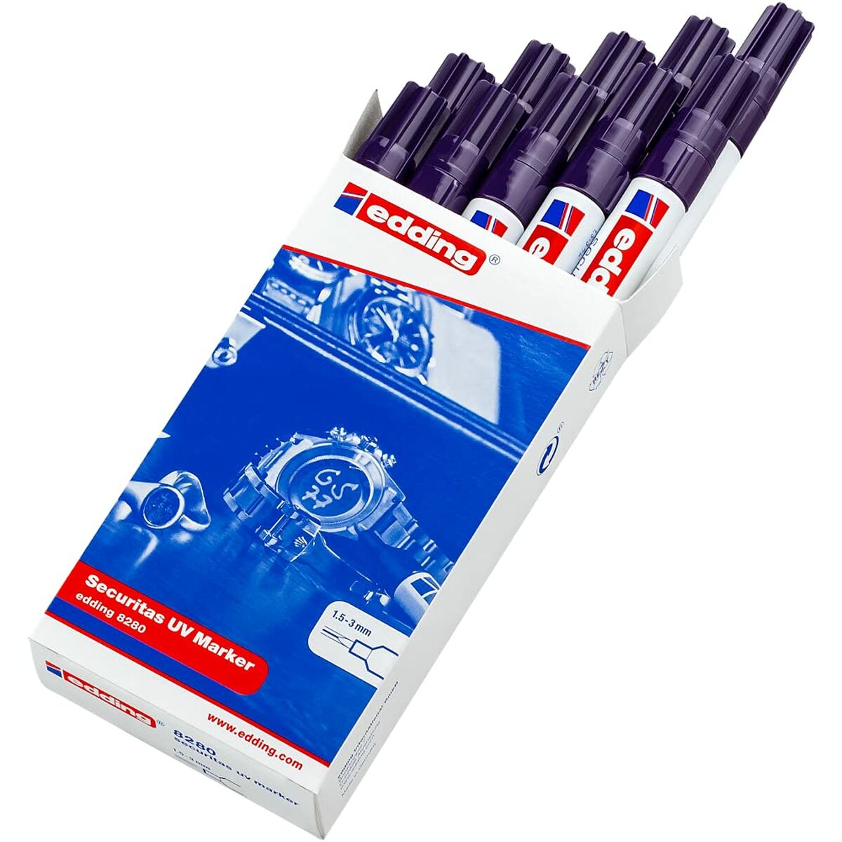 Permanent marker Edding UV light reagent (10 pieces)-3