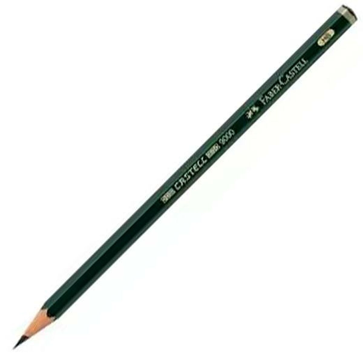 Карандаш Faber-Castell 9000 Экологично шестиугольный HB (12 штук)-2