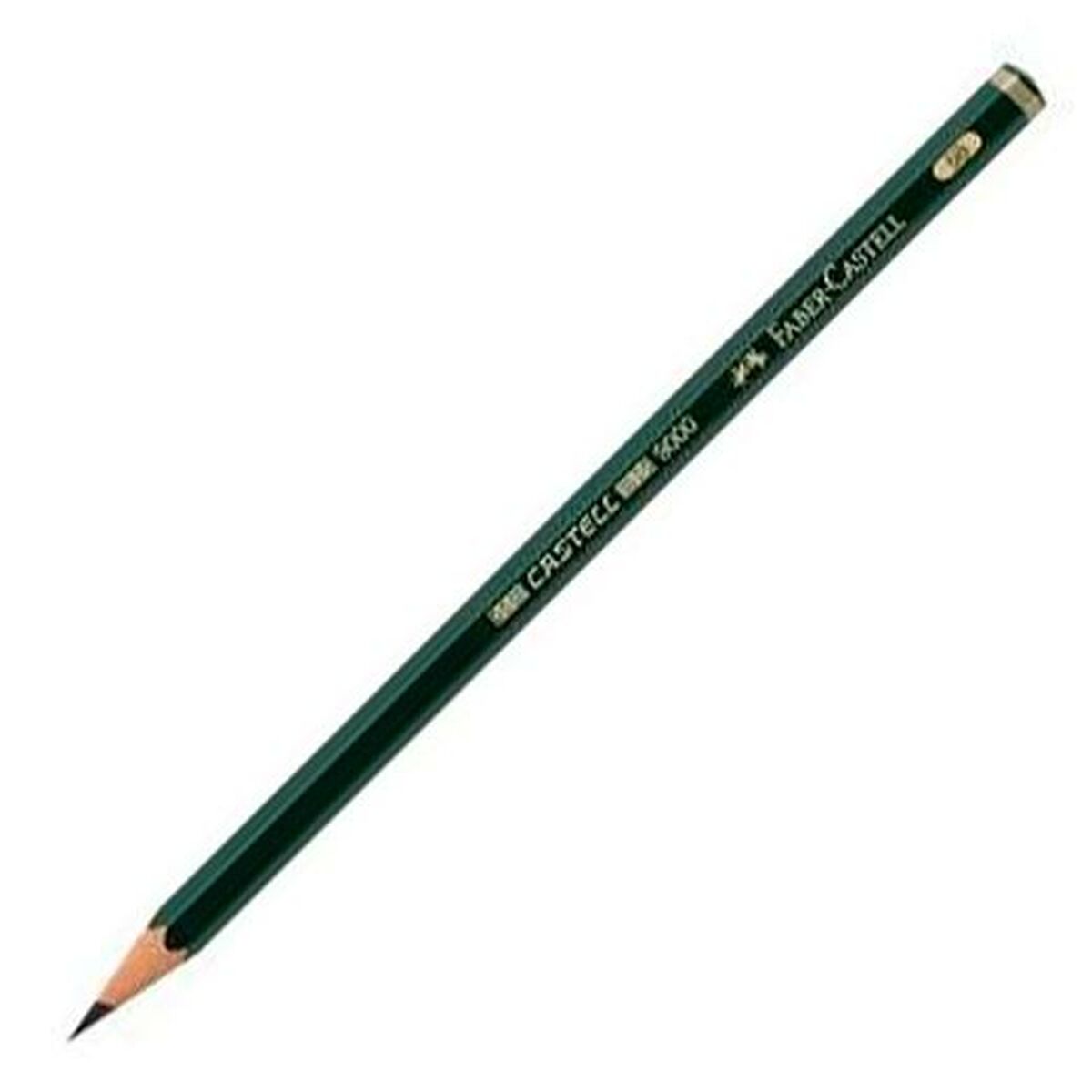 Карандаш Faber-Castell 9000 Экологично шестиугольный 5B (12 штук)-2