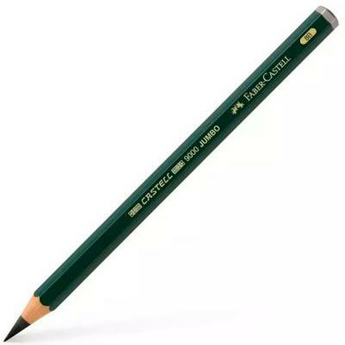 Карандаш Faber-Castell 9000 Jumbo Чёрный 8B (6 Предметы)-2