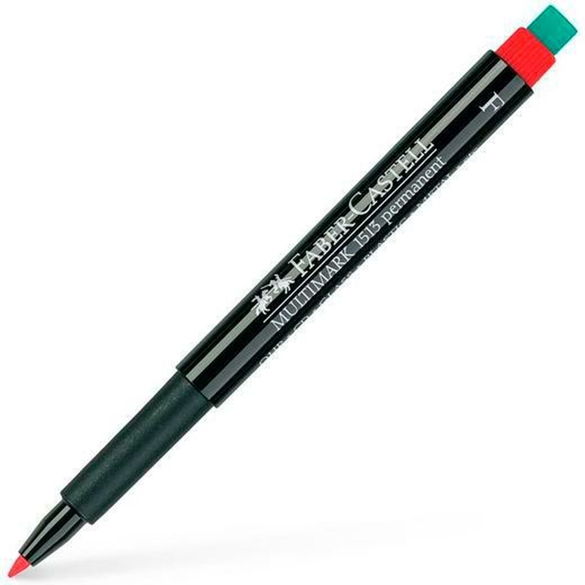 Permanent marker Faber-Castell Multimark 1513 F Red (10 pieces)-2