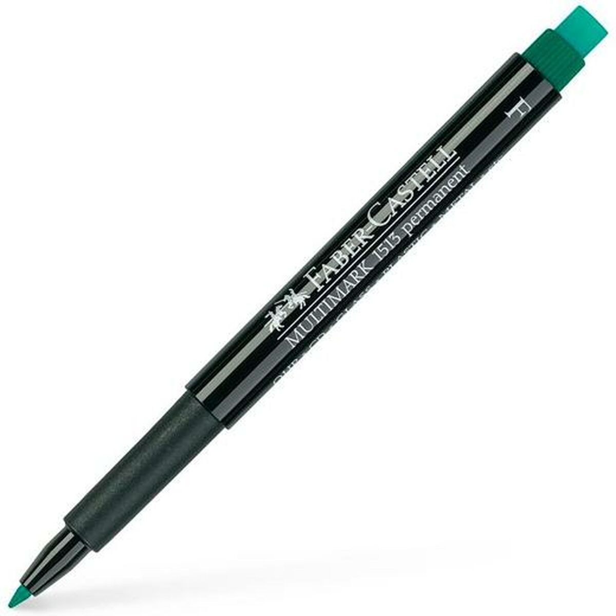 Permanent marker Faber-Castell Multimark 1513 F Green (10 pieces)-2
