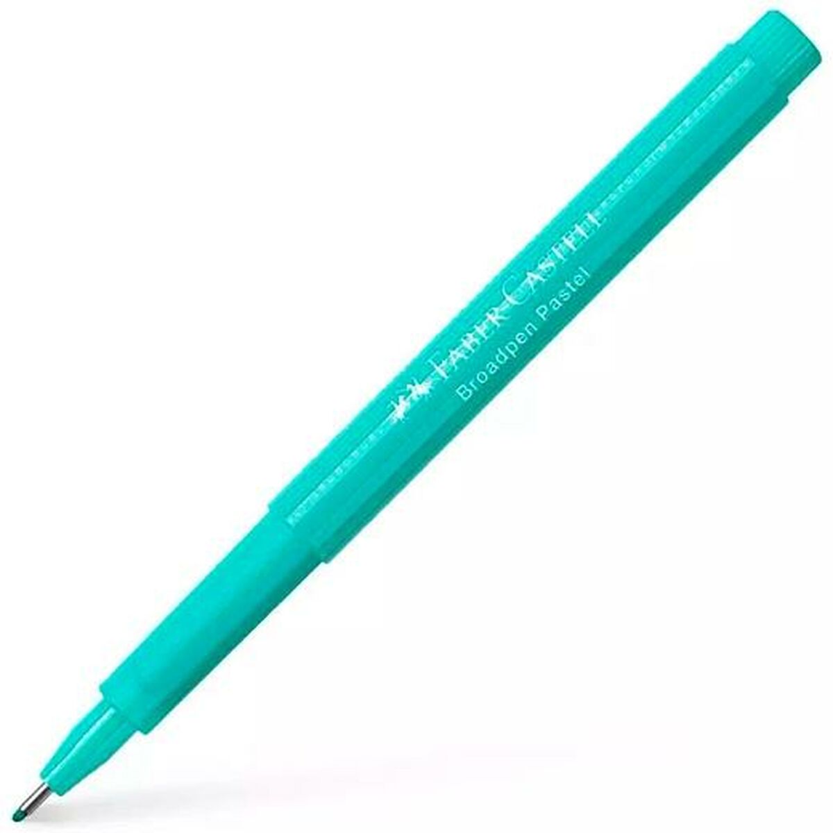Faber-Castell Broadpen Document Felt Teal (10 pieces)-2