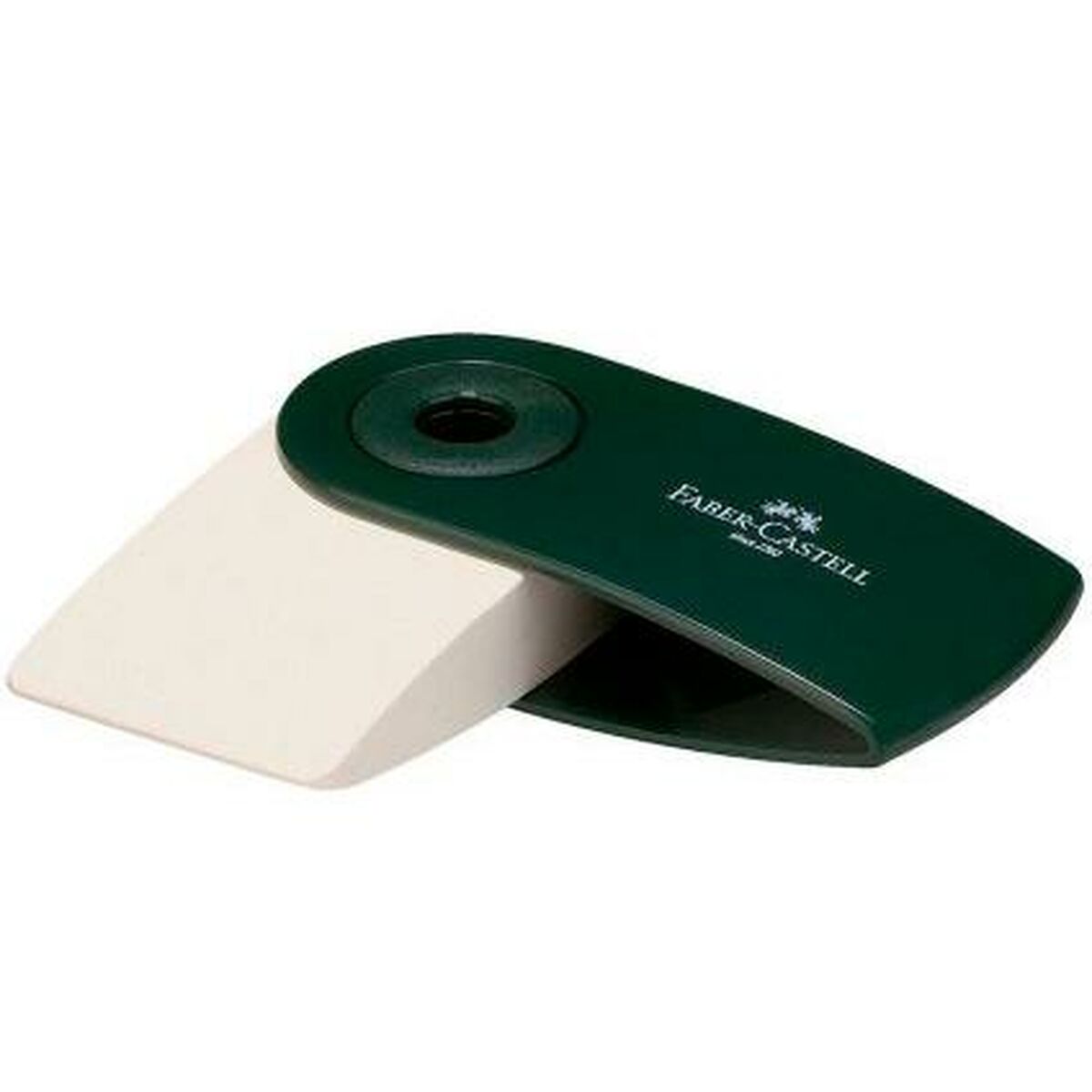 Ластик Faber-Castell Sleeve Mini Чехол Зеленый (12 штук)-2