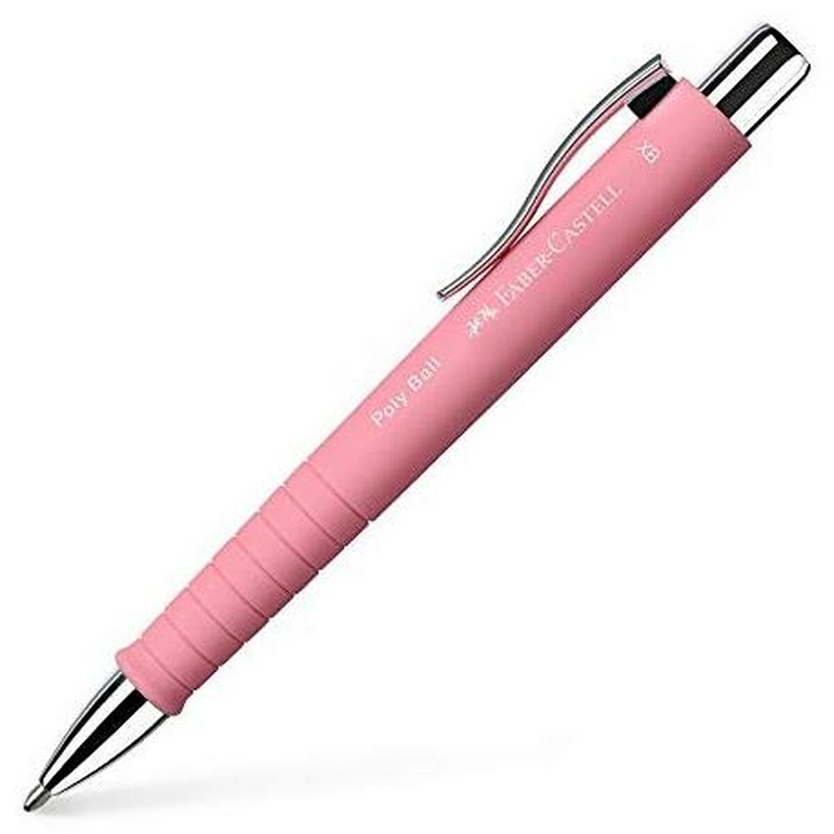 Ручка Faber-Castell Poly Ball XB Розовый (5 штук)-2