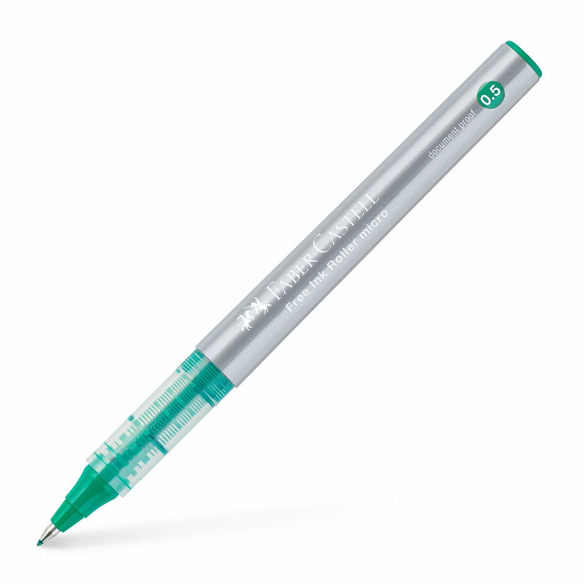 Ручка с жидкими чернилами Faber-Castell Roller Free Ink Зеленый 0,5 mm (12 штук)-3