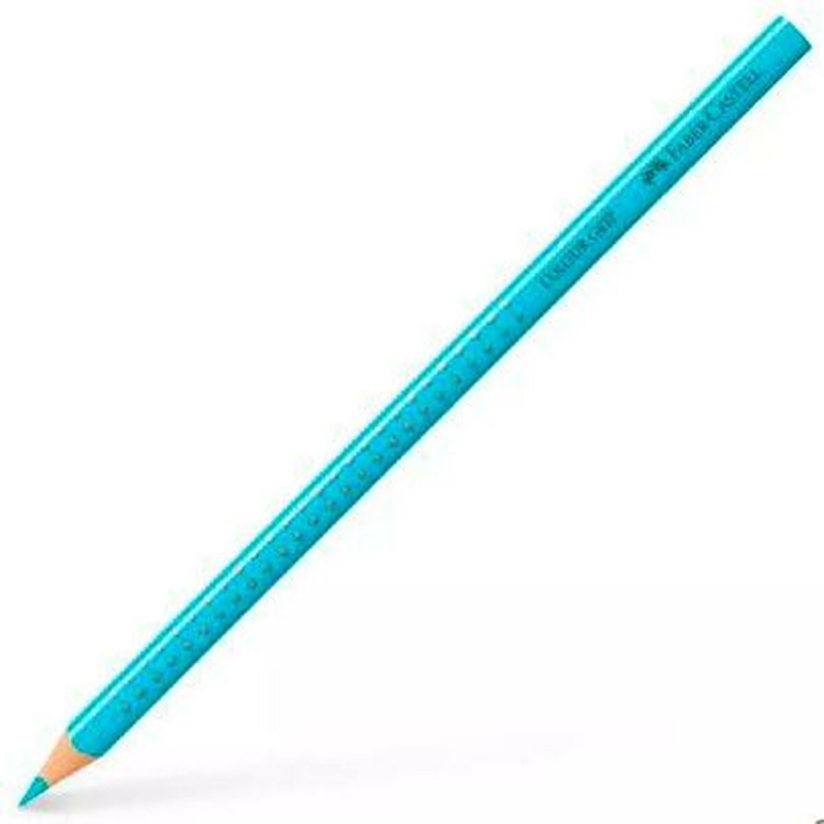 Цветные карандаши Faber-Castell Colour Grip бирюзовый (12 штук)-2