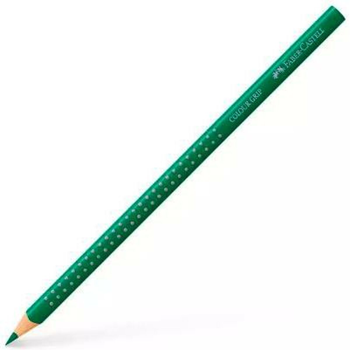 Цветные карандаши Faber-Castell Colour Grip Изумрудный зеленый (12 штук)-2