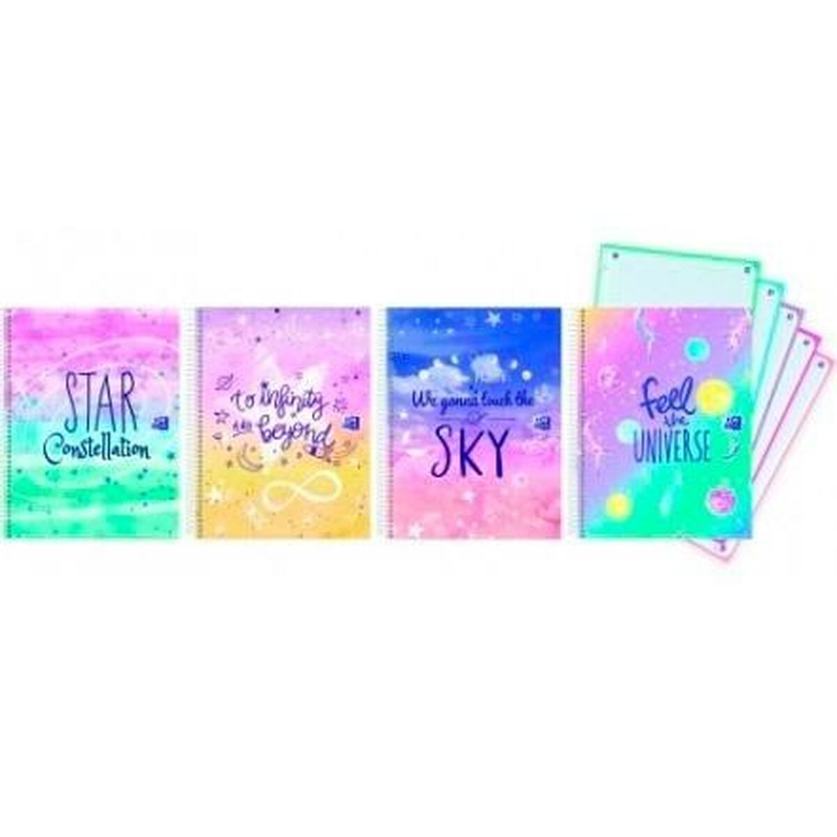 Ноутбук Oxford Europeanbook 5 Galactic Pastel A4 (5 штук)-2